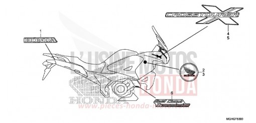 MARQUE (ED,RU,TH) VFR1200XDG de 2016